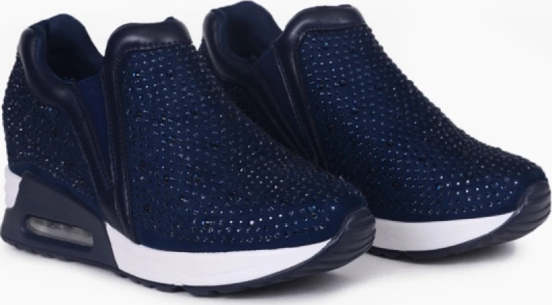 ΓΥΝΑΙΚΕΙΑ SLIP-ON SNEAKERS ΜΕ ΑΕΡΟΣΟΛΑ - Μπλέ 11130