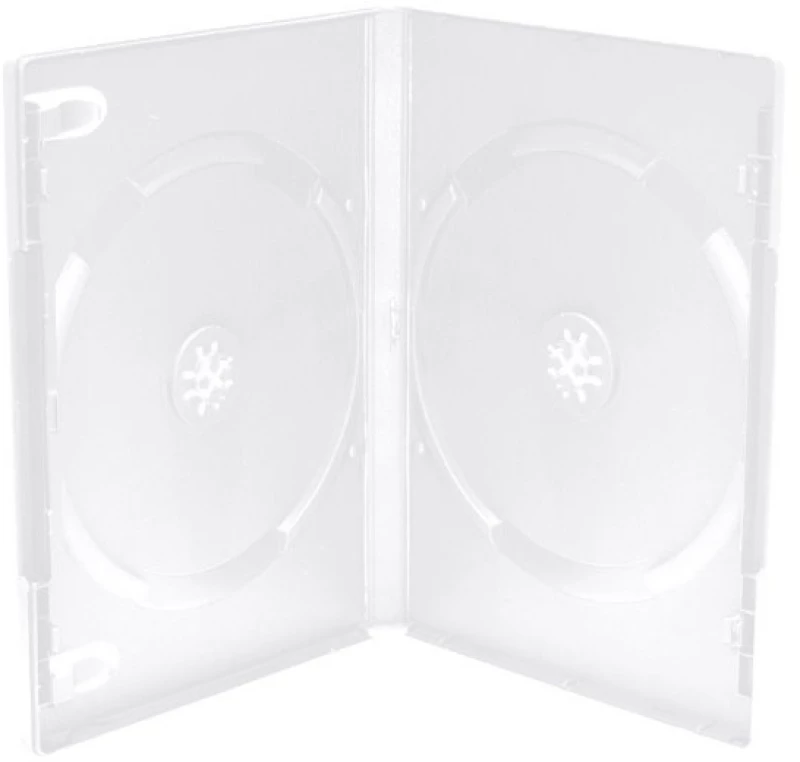 Θήκη CD/DVD για 2 Δίσκους (14mm) (Διάφανο)