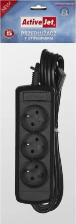 Active Jet Πολύπριζο 3 Θέσεων με Μήκος Καλωδίου 3m 3GNU-3M-C