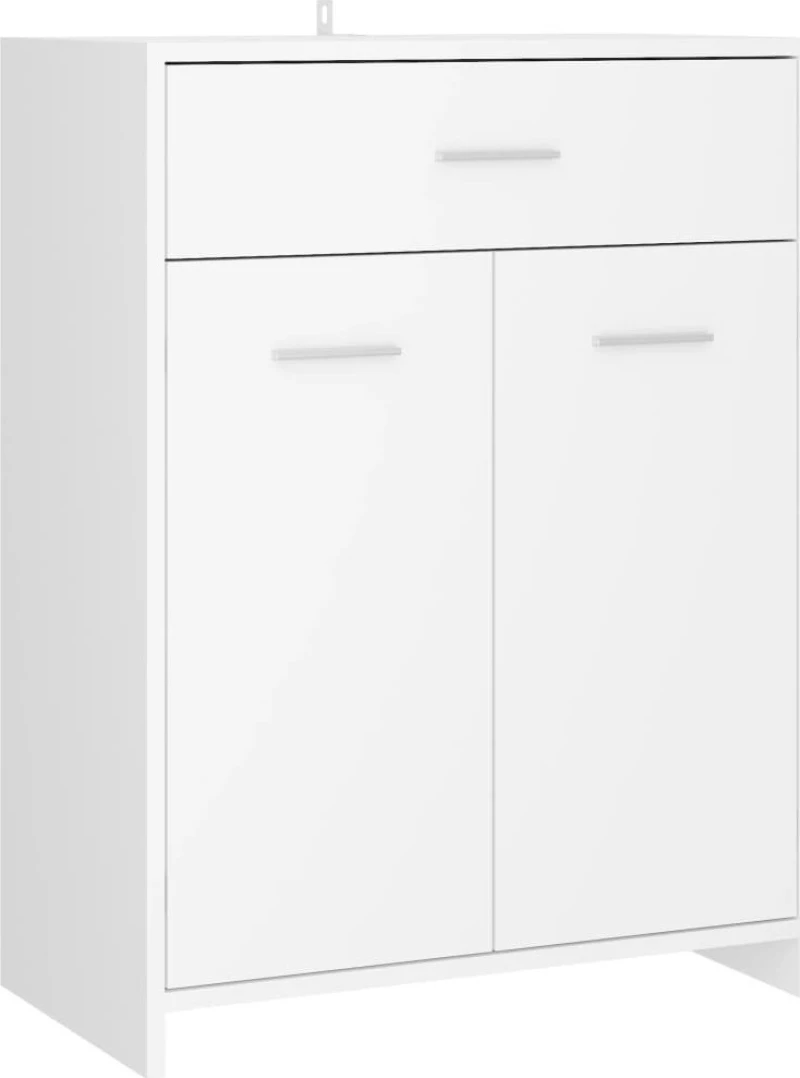 vidaXL Ντουλάπι Μπάνιου Λευκό 60 x 33 x 80 εκ. από Μοριοσανίδα