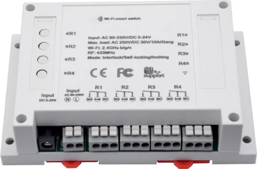 Ασύρματος Smart Διακόπτης WiFi Elmark 195006 Τετρακάναλος 4X10A