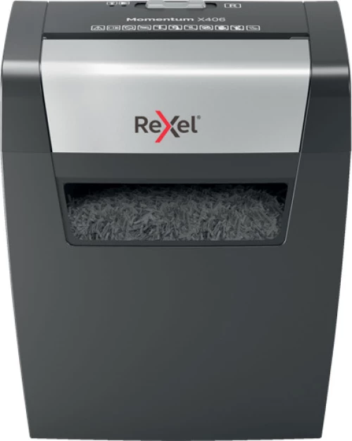 Rexel Momentum X406 Paper Shredder Particle-Cut Shredding P4 (4X28Mm)