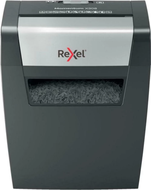 Rexel Momentum X308 Paper Shredder Particle-Cut Shredding P3 (5X42Mm)