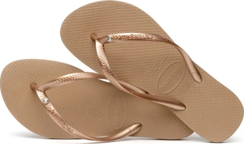 Havaianas Slim Crystal 4145651-3581 Rose Gold
