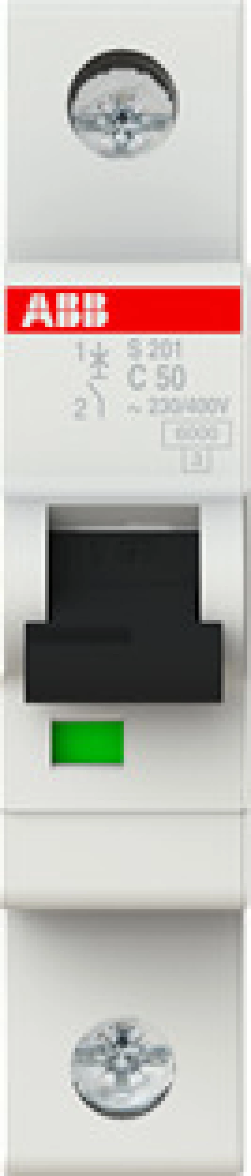 Abb Αυτόματη Ασφάλεια 6kA 50A 1P Καμπύλη C S201-C50 24754
