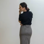 Α20 Μπλούζα σταθερή με φουσκωτά μανίκια
