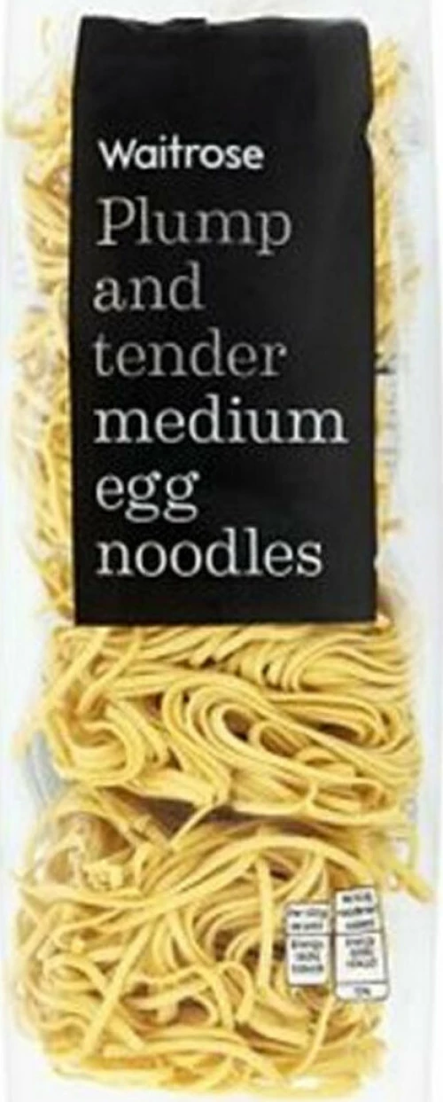Waitrose Noodles Medium Egg 250gr