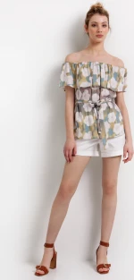 Toi Moi μπλούζα off shoulder floral 30-3326-121-1008
