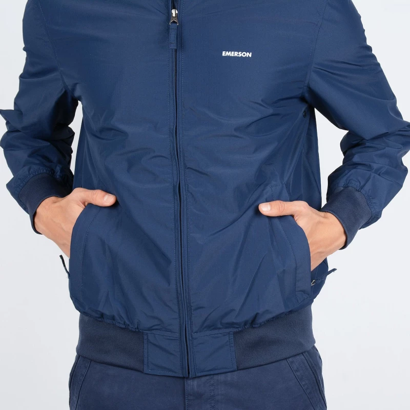 Emerson Men'S Ribbed Jacket 201.Em10.37-024 Rp Navy Blue