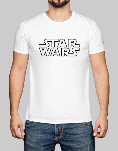 Star Wars logo t-shirt - WHITE