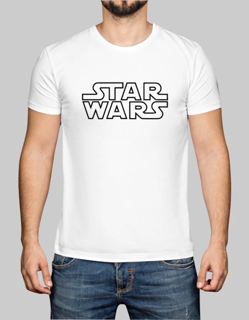 Star Wars logo t-shirt - WHITE