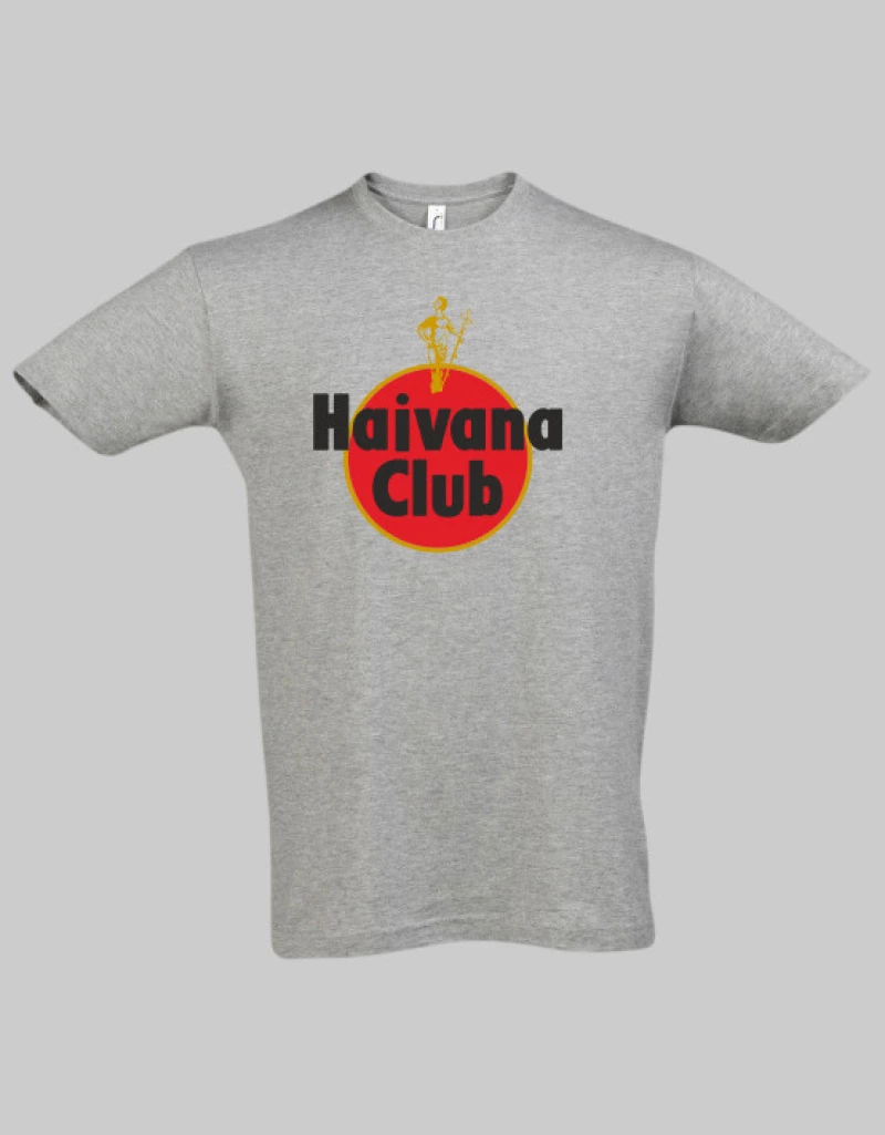 Haivana Club t-shirt - GREY MELANGE