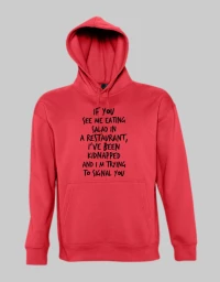 Kidnapped hoodie - RED