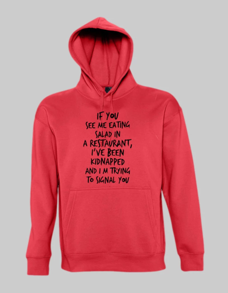 Kidnapped hoodie - RED