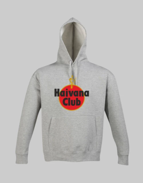 Haivana Club Hoodie - GREY MELANGE