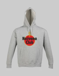 Haivana Club Hoodie - GREY MELANGE