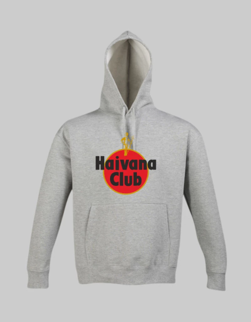Haivana Club Hoodie - GREY MELANGE