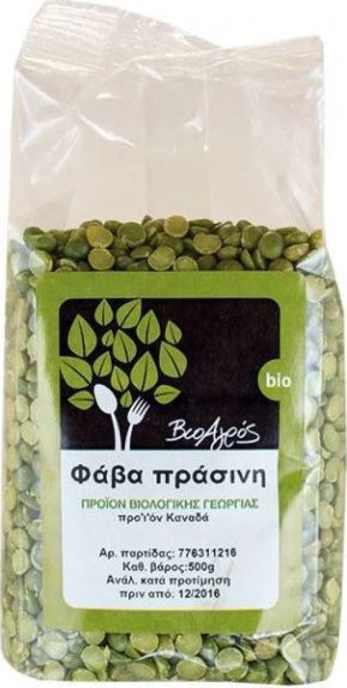 Βιο Αγρός Φάβα Πράσινη 500gr