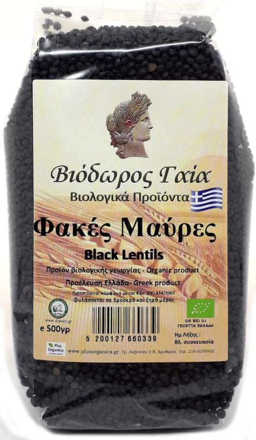 Βιόδωρος Γαία Φακές Μαύρες 500gr