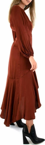 LACE DRESS WOMEN LACE ΠΟΡΤΟΚΑΛΙ (M-8036)