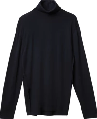 Wool Rollneck Sweater Navy Blue