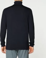 Wool Rollneck Sweater Navy Blue