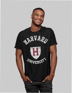 Harvard T-Shirt (Replica) - BLACK