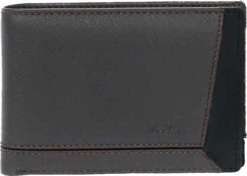 Lavor Δερμάτινο Πορτοφόλι Πλάγιο (1-5574 Black) Rfid
