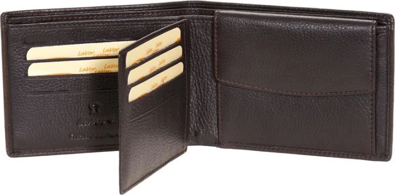 Lavor Δερμάτινο Πορτοφόλι Πλάγιο (1-5574 Black) Rfid