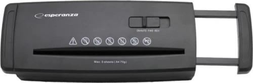 Paper Shedder Esperanza En104 Without Basket Blade - Black En104