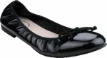 Bigshoes GA1131-01L Δερμάτινη Μπαλαρίνα Μαύρη