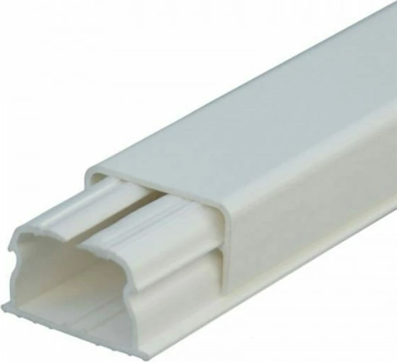 Legrand Κανάλι Διανομής Διάτρηση Βάσης 20x12.5mm Λευκό 2.1m 030008