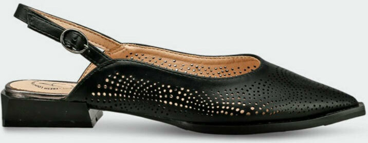 Διάτρητες Μυτερές Μπαλαρίνες Betsy 917025/01-02 Μαύρο