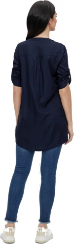 Πουκαμίσα tunic εγκυμοσύνης μπλε navy Mamalicious