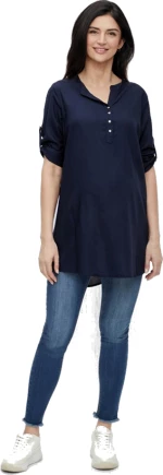 Πουκαμίσα tunic εγκυμοσύνης μπλε navy Mamalicious