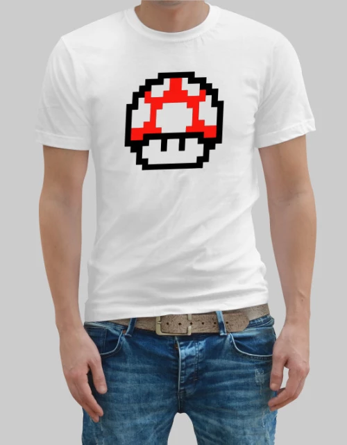 Super Mario Mushroom T-shirt - WHITE