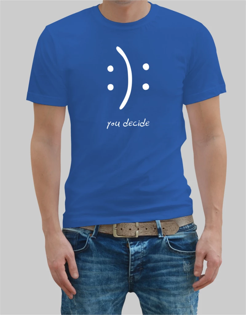 You Decide t-shirt - BURGUNDY