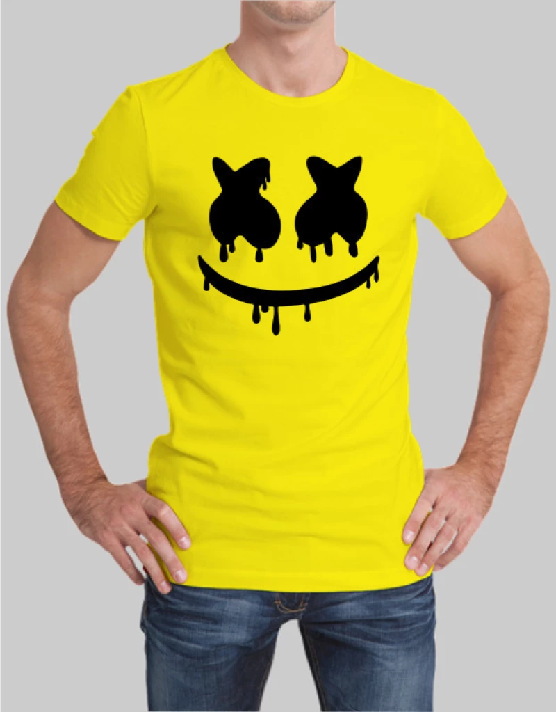 Marshmello dj t-shirt - LEMON
