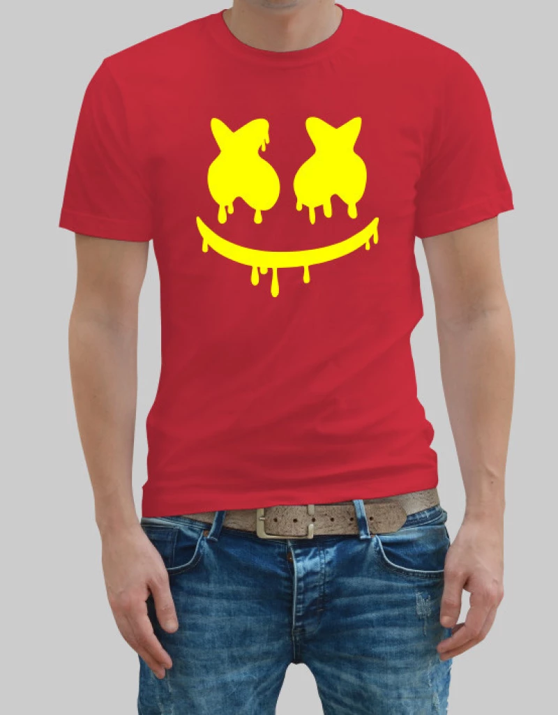 Marshmello dj t-shirt - LEMON