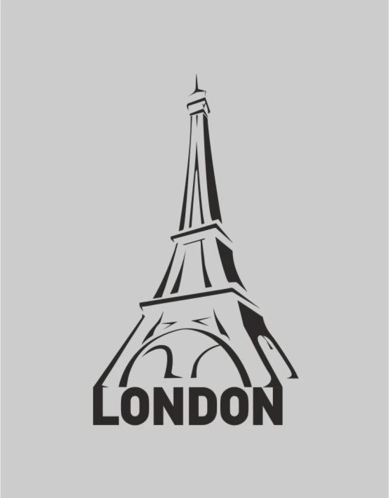 London t-shirt - BLACK