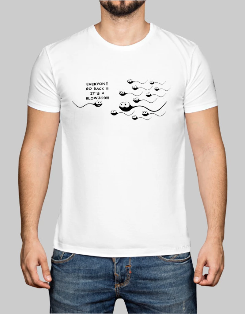 Sperm t-shirt - WHITE