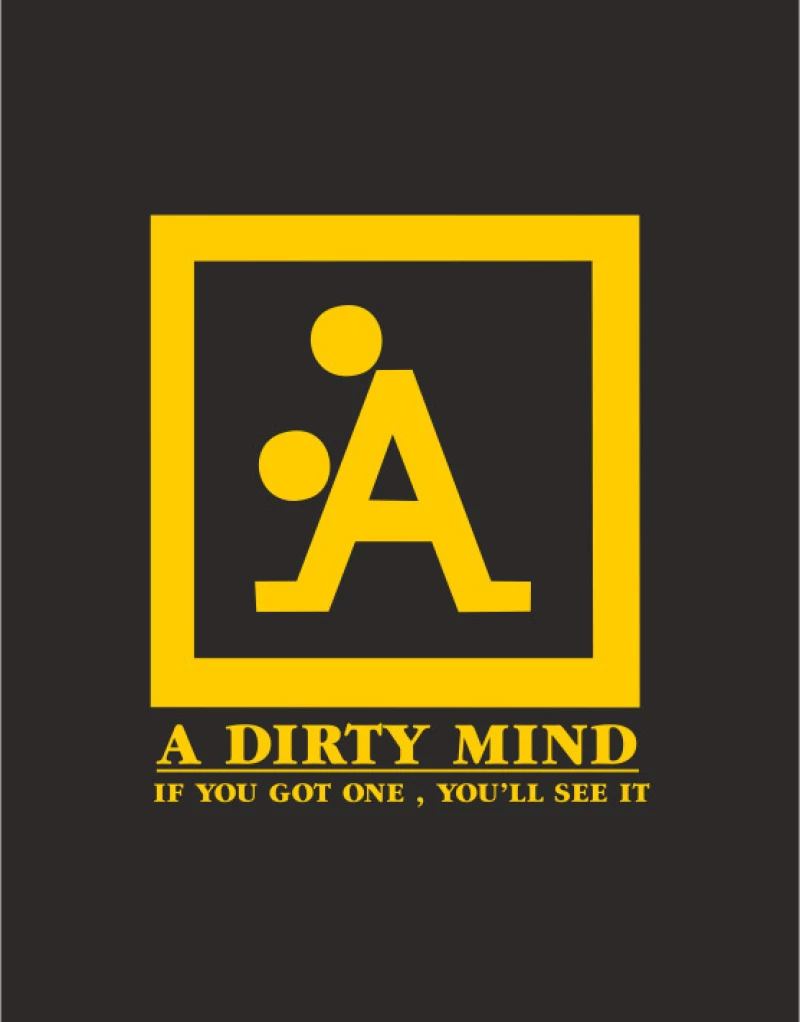 A Dirty Mind T-shirt - RED