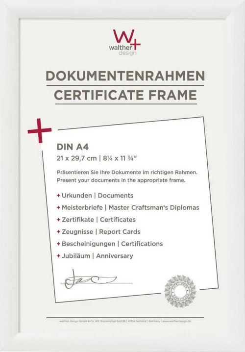 Walther Trendstyle 21X29,7 Resin White Din A4 Kp130W