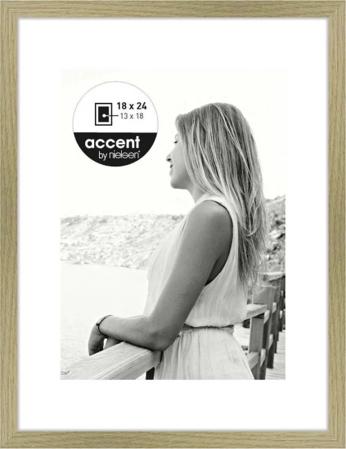 Nielsen Aura oak 18x24 Wood incl. Passepartout 1134002