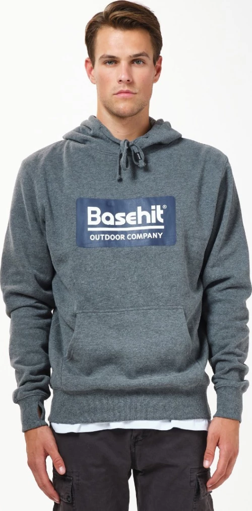 Basehit Ανδρική Μπλούζα D.Grey Ml (202.Bm20.10)