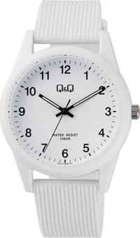 Q&Q White Rubber Strap Vs12J006Y