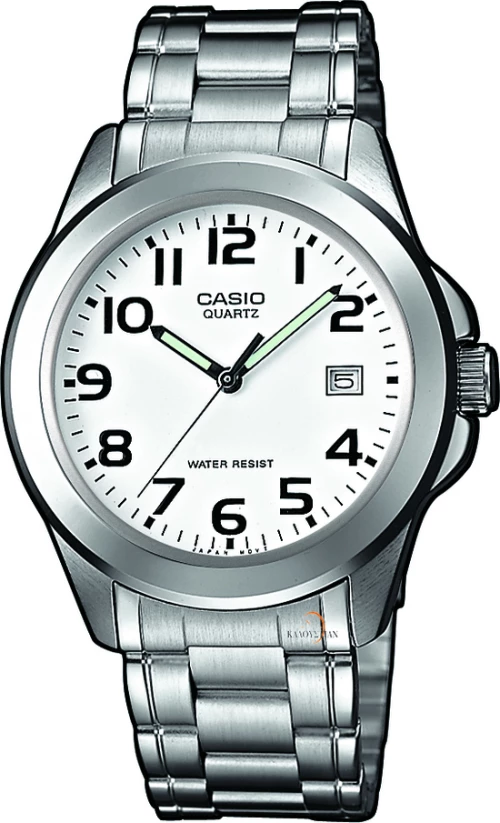 Casio Ρολόι EF με Μεταλλικό Μπρασελέ σε Ασημί χρώμα