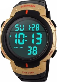 Skmei 1068 Black / Gold