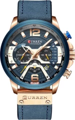 Curren CR8329 Blue Με Χρονογράφους