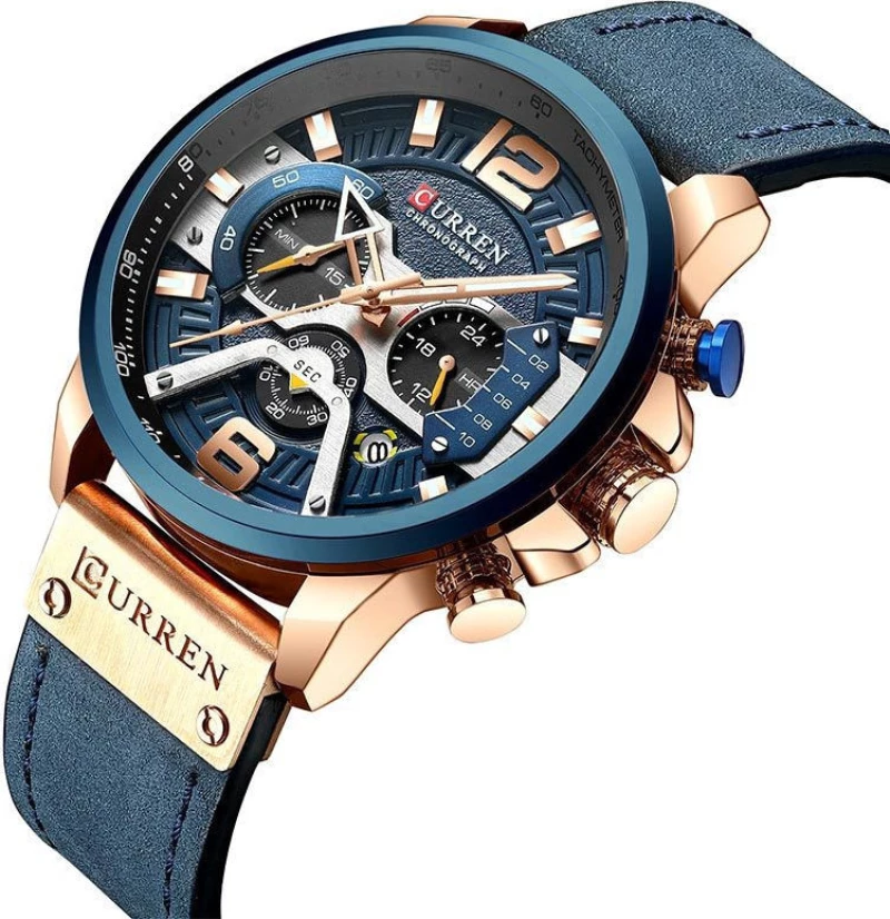 Curren CR8329 Blue Με Χρονογράφους